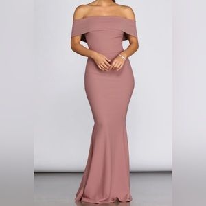 Off the Shoulder Mermaid Dress